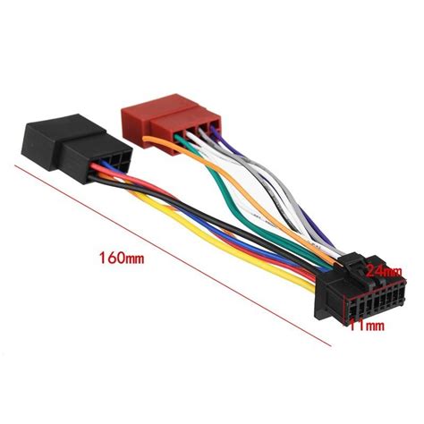 C Ble Adaptateur Connecteur Iso Pour Autoradio Pioneer Broches Auto