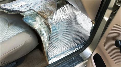 Applying Thermo Acoustic Insulation In Your Car Dei Floor And Tunnel