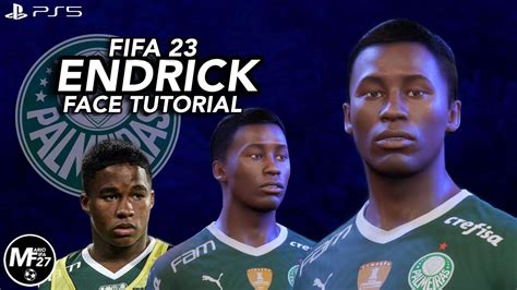 FIFA 23 ENDRICK FACE Tutorial Stats Palmeiras YouTube