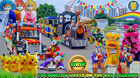 Cocomelon Lagu Wheels On The Bus Lirik Ajojing Versi Ondel Ondel