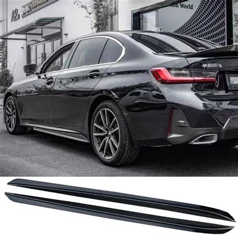 Real Carbon Fiber Body Kit Car Front Rear Bumper Lip Diffuser Side