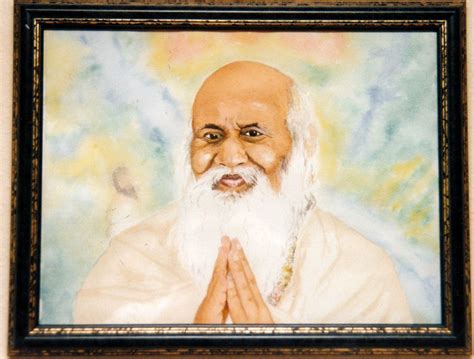 Portrait Of Maharishi Mahesh Yogi Watercolor Arches 300 Gr Fine Grain