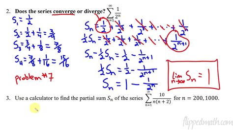 Calculus Bc 10 1 Defining Convergent And Divergent Infinite Series Youtube