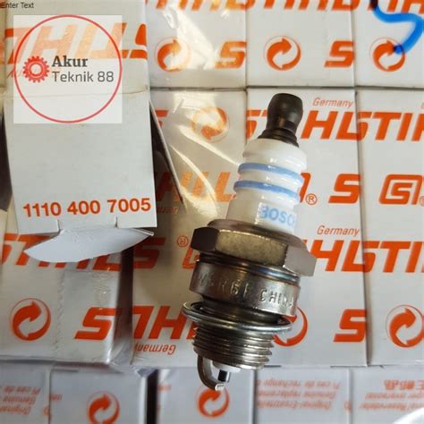 Jual Busi Spark Plug STIHL ASLI Chainsaw Mesin Rumput Sprayer TF MD