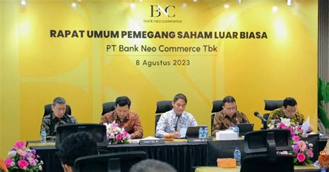 Rights Issue Bank Neo Commerce Bnc Tawarkan Miliar Saham