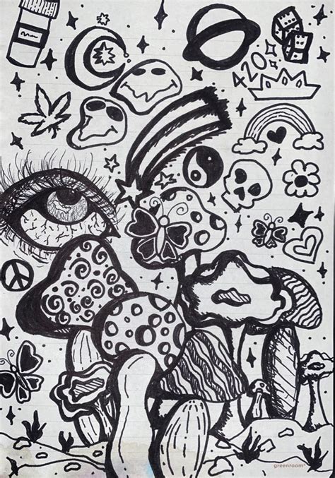 trippy drawing | Trippy drawings, Sharpie drawings, Trippy designs