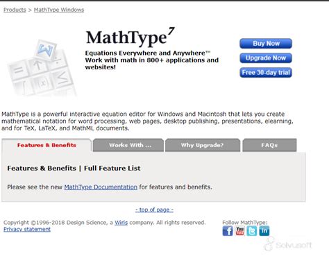 mathtype  design science