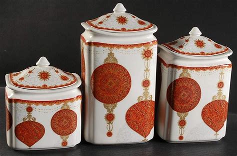 Constantina Red Piece Canister Set Box Set By Fifth Pts