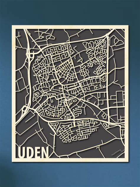 Citymap Uden Kopen Hout Kado Nl