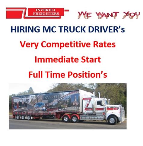 Hiring Mc Truck Drivers Driver Jobs Australia