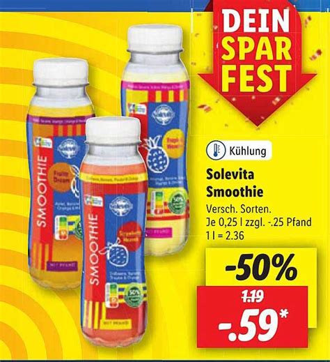 Solevita Smoothie Angebot Bei Lidl 1Prospekte De