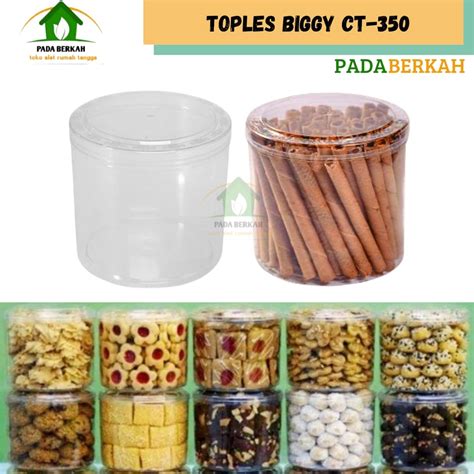 Jual Toples Kue Kering Kue Nastar Biggy Kg Ct Toples Mika Biggy