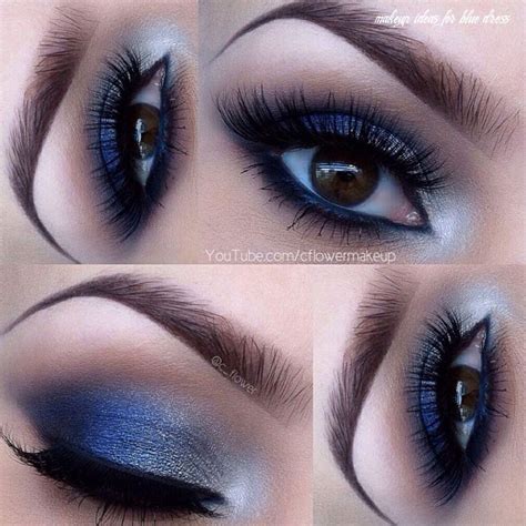 makeup for royal blue dress - Skye Fine