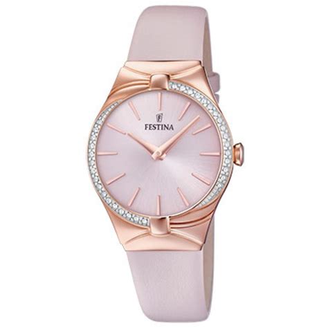 Montre Festina Mademoiselle F Montre Pvd Rose Cadran Rose