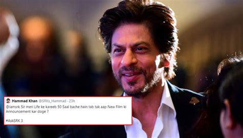 Shah Rukh Khan Has An Epic Reply To A Troll Asking Him If He Will