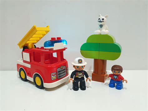 Lego Duplo W Z Stra Acki Stra Po Arna Sygna Kot Klocki