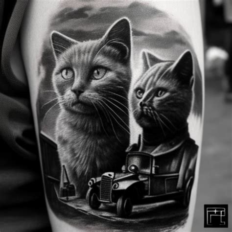 51 Two Cat Tattoo Ideas