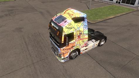 Skin Map Of Russia For Volvo Fh X Gamesmods Net Fs