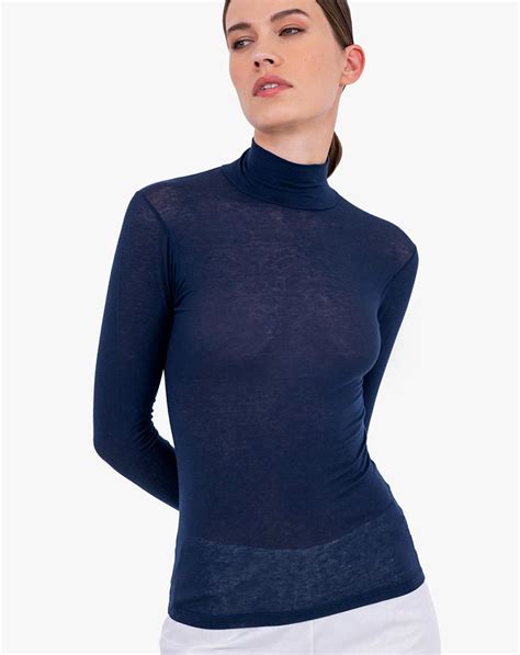 Womens Ultralight Modal And Cashmere Turtleneck Maisoncashmere