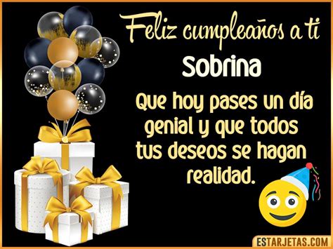 Feliz Cumpleaños Sobrina Imágenes  Tarjetas Y Mensajes