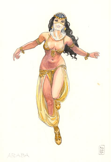 Store Milo Manara Araba Dessin R Alis Pour Un Char All Gorique Du