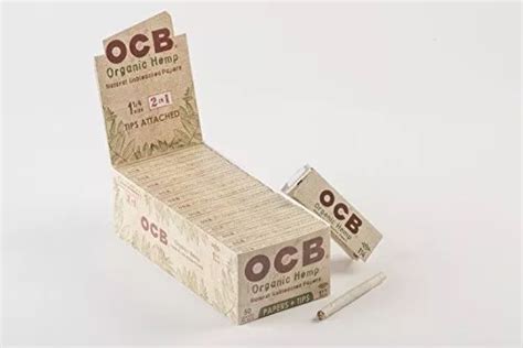 Tubo Y o Papel Para Armar 24 Ocb Organic 1 1 4 Cigarette Rol Envío gratis