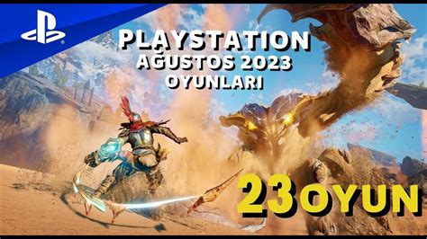 Playstation A Ustos Oyunlari Ps Ps Yen Ikacak Oyun