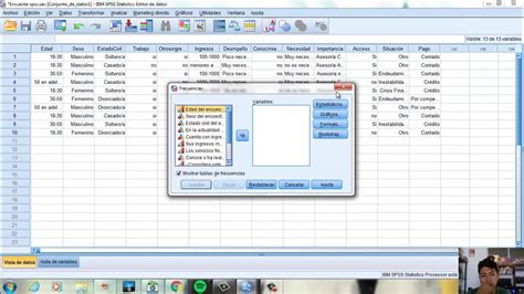 An Lisis De Encuesta En Spss Youtube