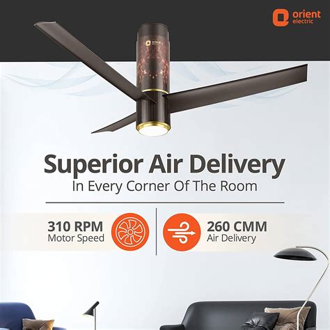 Orient Electric Aeroslim 1200 Mm Bldc Motor Smart Ceiling Fan With Iot