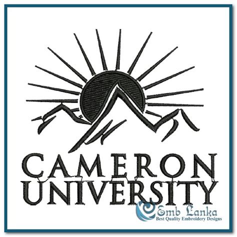 Cameron University Logo Embroidery Design | Emblanka.com