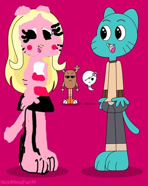 Imagen Penny Y Carrie Celosas De Gumball  El Increíble Mundo De