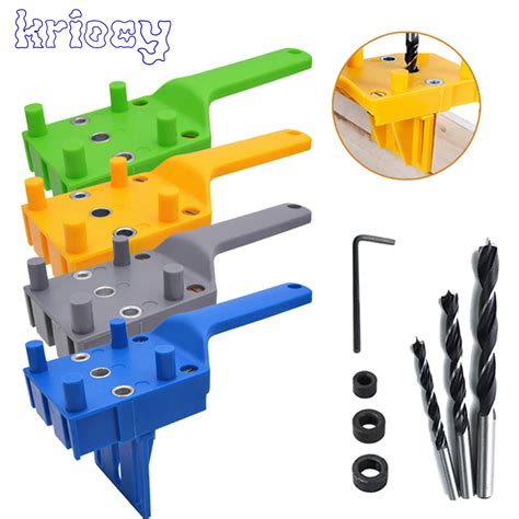 Quick Wood Doweling Jig Plastic Abs Handheld Pocket Hole Jig System