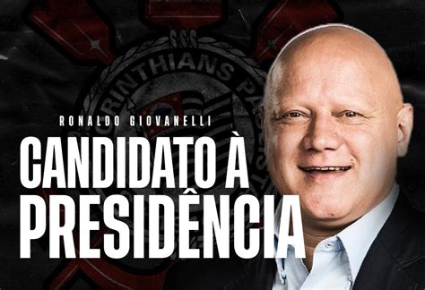 Ronaldo Giovanelli confirma candidatura à presidência do Corinthians