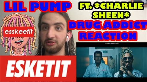 Lil Pump Drug Addicts Official Music Video Ft Charlie Sheen Reaction Youtube