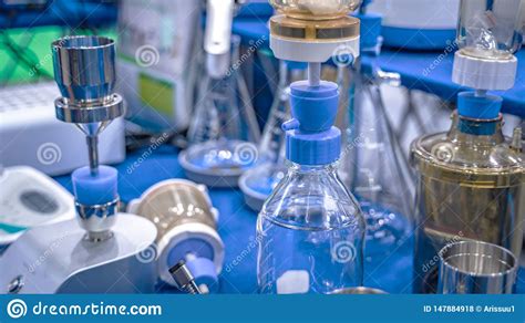 Industrial Science Laboratory Instrument For Research Stock Photo