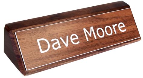 Atwood Nameplates As Desk Nameplates Desk Signs And Office Name Plates