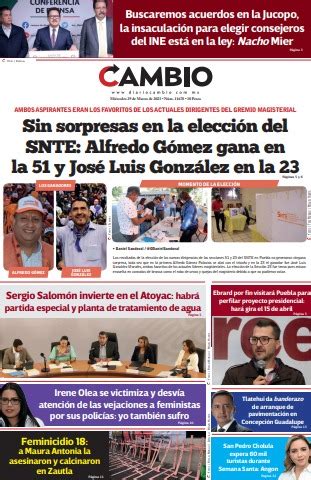 Sin Sorpresas En La Elecci N Del Snte Alfredo G Mez Gana En La Y