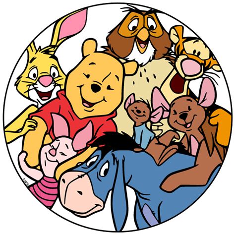 Winnie the Pooh Mixed Group Clip Art Images | Disney Clip Art Galore