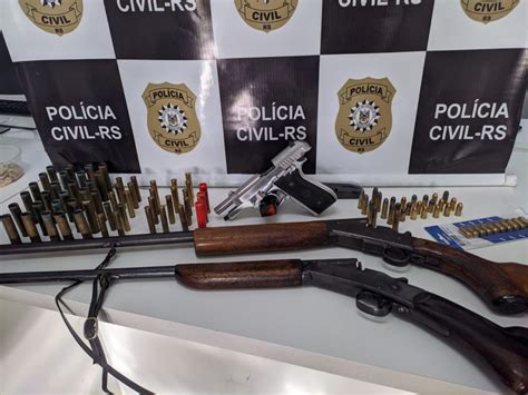 Pol Cia Civil Prende Homem Em Flagrante Por Posse Ilegal De Arma De