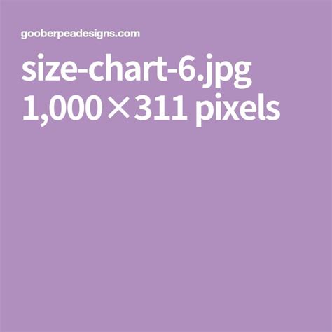 Size chart, Chart, Pixel