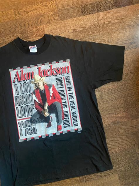 90s Alan Jackson Country Music T Shirt Vintage 1990s Etsy