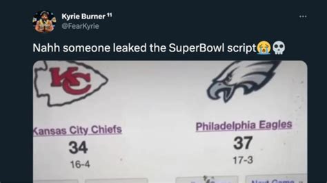 Nahh Someone Leaked The Superbowl Script NFL Scripted Super Bowl