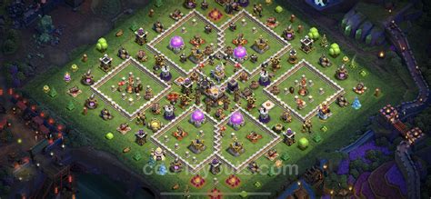 Farming Base TH11 with Link, Anti Air / Electro Dragon, Hybrid - Clash of Clans 2022 - Town Hall ...