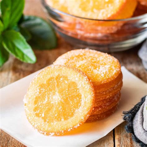 Candied Lemon Slices - Savor the Flavour