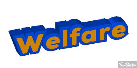 Welfare Word Animated  Logo Designs