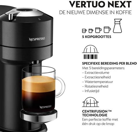 Krups Nespresso Vertuo XN9008 Deluxe Koffiecupmachine Zwart