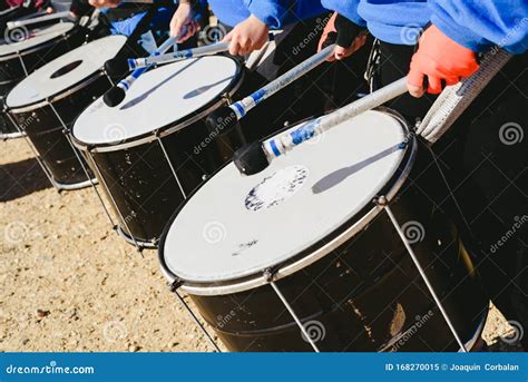 Detail Of Bass Sound Drums Royalty Free Stock Photo