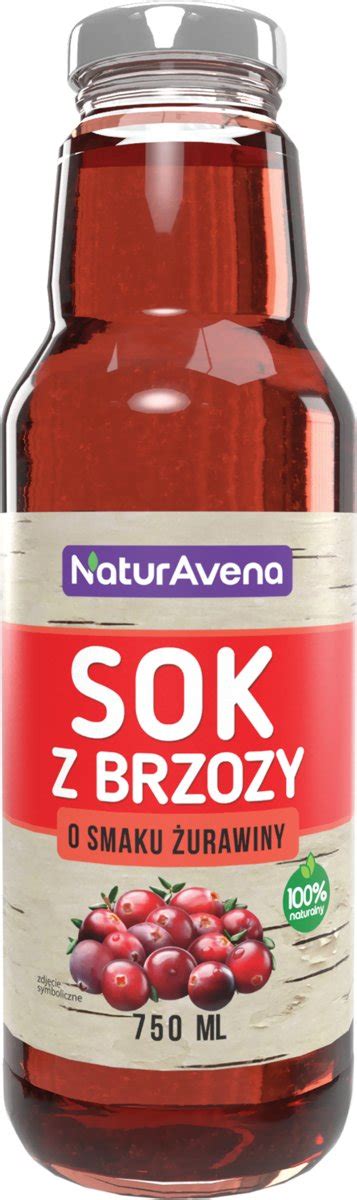 Sok z Brzozy z Żurawiną 750ml NaturAvena Naturavena Sklep EMPIK