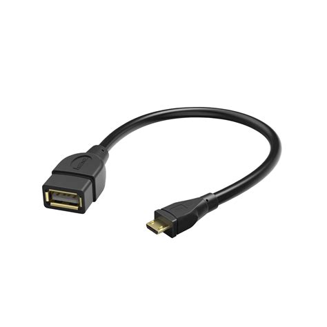 Hama Usb Adapterkabel Otg Micro B Stecker A Buchse