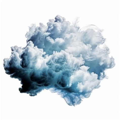 Premium AI Image | blue cloud illustration